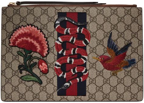 gucci flower mini clutch|gucci snakeskin clutch.